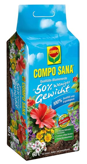 COMPO SANA lahka zemlja za sobne in balkonske rastline