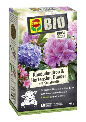 COMPO BIO dolgotrajno gnojilo za rododendrone in hortenzije