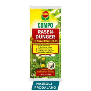 COMPO gnojilo za trato + PLEVELNA BARIERA