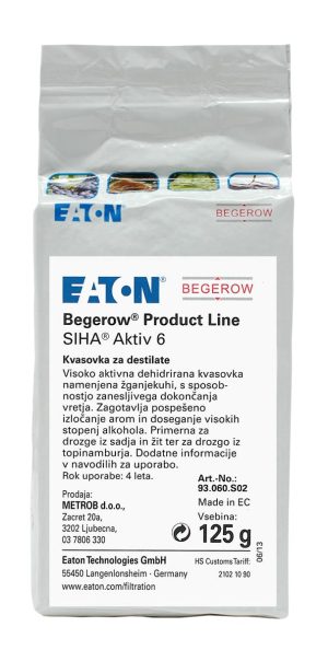 Kvasovka SIHA 6 - fermentacija drozg za destilacijo