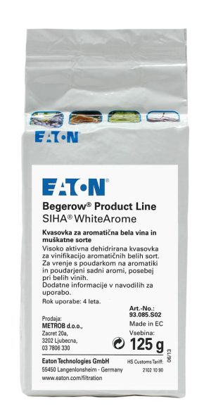 Kvasovka za aromatične bele sorte vin SIHA White Arome