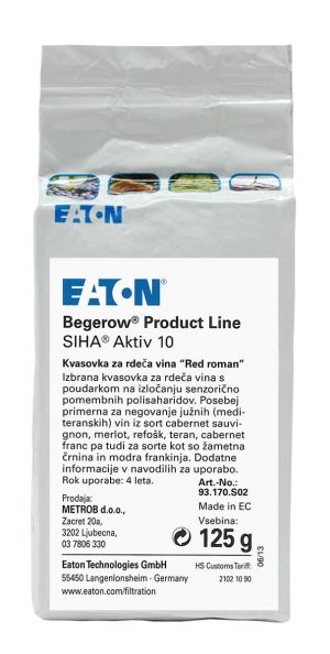 Kvasovka SIHA 10 - za rdeča vina