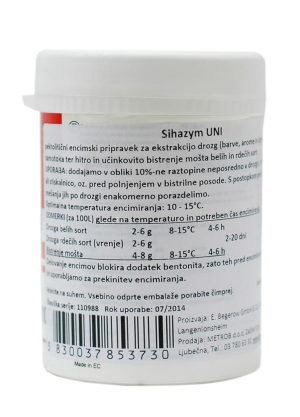 Encim Sihazym UNI – bistrenje mošta