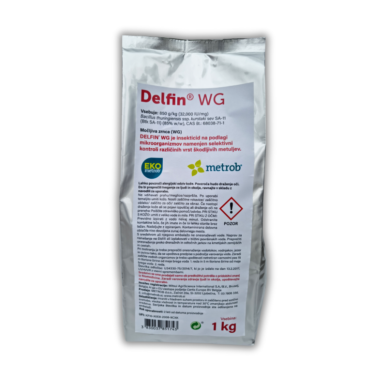 učinkovito sredstvo za zatiranje gosenic