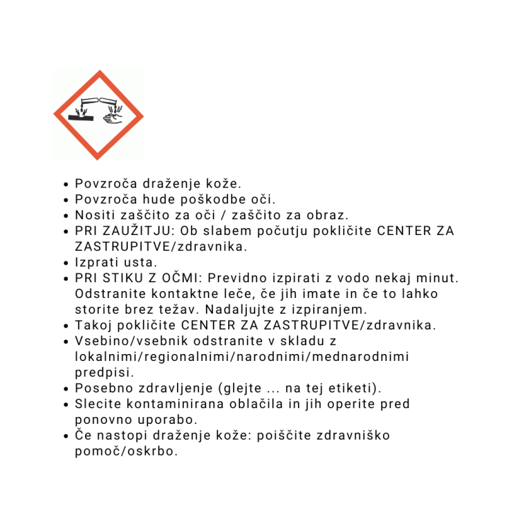Pakiranje tekočega organskega mineralnega gnojila Foliar Si 15 namenjenega za izboljšanje čvrstosti tkiv in odpornosti rastlin.