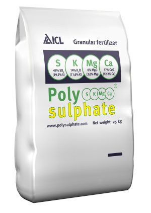 Naravno kalijevo in kalcijevo gnojilo Polysulphate 0-0-14